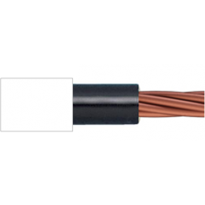 0.6/1kV 1C x 2.5mm2 Stranded Cu PVC/PVC Black/White